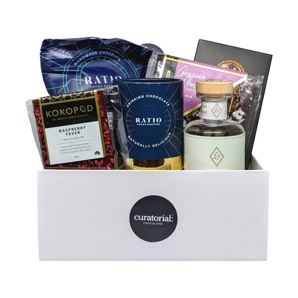 Vegan Dark Chocolate Gift Box with Craft Gin